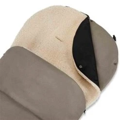 Moon Premium Fußsack Mud Mit Wärmendem Kunstfelleinsatz -Zwergen Mobil k24 footmuff 68410040 mud 522 detail