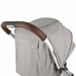 UPPAbaby Minu V2 Buggy Stella Grey Brushed 16 UPPAbaby Minu V2 Buggy Stella Grey Brushed -Zwergen Mobil minu22 stl leatherdetail 6496x4872 409e57a