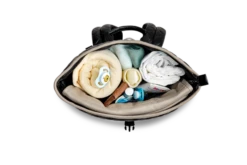 Moon Premium Rolltop Rucksack Mud Mit Wickelauflage, Geldtasche & Befestigungssystem -Zwergen Mobil moon k23 backpack mud 0597