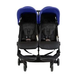 Mountain Buggy Nano DUO In Black Ideal Für Die Reise -Zwergen Mobil nano duo front hood up nautical 4000x4000px 4