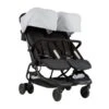 Mountain Buggy Nano DUO In Silver Ideal Für Die Reise -Zwergen Mobil nano duo grab bar on buggy silver 4000x4000px 1