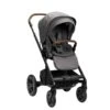 Nuna MIXX Next Kinderwagen Granite Inkl. Fußsack, Regenverdeck, Adapter -Zwergen Mobil nuna mixxnext granite angle gl
