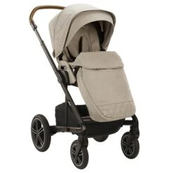 Nuna MIXX Next Kinderwagen Hazelwood Inkl. Fußsack, Regenverdeck, Adapter -Zwergen Mobil nuna mixxnext hazelwood angle fm gl