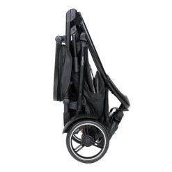 Phil&teds Dot Buggy Inklusive Sitzauflage Chili -Zwergen Mobil phil teds dot buggy charcoal folded side view 3