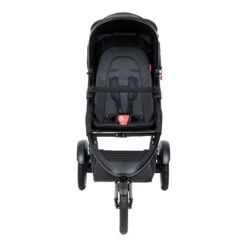 Phil&teds Sport Buggy Inklusive Sitzauflage Black -Zwergen Mobil phil teds sport buggy in black colour front view 1