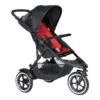 Phil&teds Sport Buggy Inklusive Sitzauflage Chili -Zwergen Mobil phil teds sport buggy in chilli red colour 1