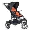 Phil&teds Sport Buggy Inklusive Sitzauflage Rust -Zwergen Mobil phil teds sport buggy in rust orange colour 1