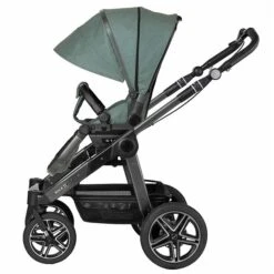 Hartan Rock It GTR Kinderwagen Bunny Dots (900) Mit Handbremse -Zwergen Mobil rock it 1200 178 900 gtr spowa ansicht seite mit ausgeklappter sonnenblende