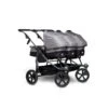 Tfk Trio Kombi Kinderwagen Grau Drillingswagen Mit Luftkammerreifen -Zwergen Mobil rs1127 t t1 ke 315 8 scr gr