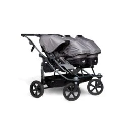 Tfk Trio Kombi Kinderwagen Grau Drillingswagen Mit Luftkammerreifen -Zwergen Mobil rs1128 t t1 ke 315 9 scr gr