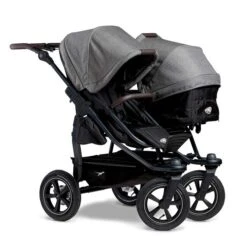 Tfk Duo 2 Kombi Kinderwagen Premium Grau Luftrad-Set -Zwergen Mobil rs2886 t d2 ka 415 15 lpr