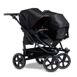 Tfk Duo 2 Kombi Kinderwagen Schwarz Luftkammer Radset -Zwergen Mobil rs2900 t d2 ke 310 14 lpr