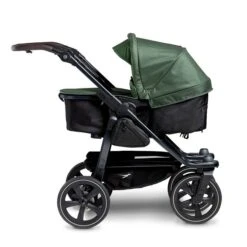 Tfk Duo 2 Kombi Kinderwagen Olive Luftkammer Radset -Zwergen Mobil rs2902 t d2 ke 355 2 lpr