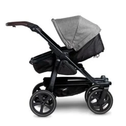 Tfk Duo 2 Kombi Kinderwagen Premium Grau Luftkammer Radset -Zwergen Mobil rs2933 t d2 ke 415 3 lpr
