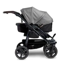 Tfk Duo 2 Kombi Kinderwagen Premium Grau Luftkammer Radset -Zwergen Mobil rs2938 t d2 ke 415 8 lpr