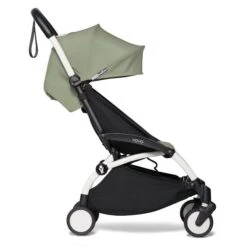 BABYZEN™ YOYO² 6+ Buggy Olive Gestell White -Zwergen Mobil yoyo 2 6 profile white frame olive web