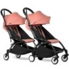 BABYZEN™ YOYO² Doppelbuggy Ginger Gestell Black -Zwergen Mobil yoyo connect yoyo 2 3 4 twin 6 black frame ginger web