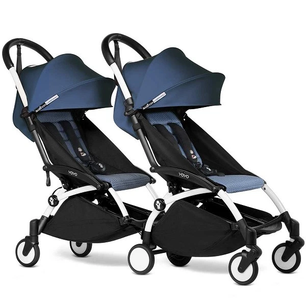 BABYZEN™ YOYO² Doppelbuggy Air France Blue Gestell White 3 BABYZEN™ YOYO² Doppelbuggy Air France Blue Gestell White
