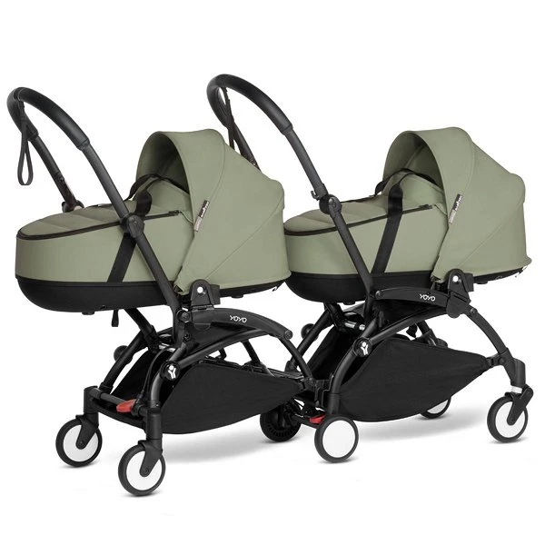 BABYZEN™ YOYO² Zwillingskinderwagen Olive Gestell Black 2 BABYZEN™ YOYO² Zwillingskinderwagen Olive Gestell Black